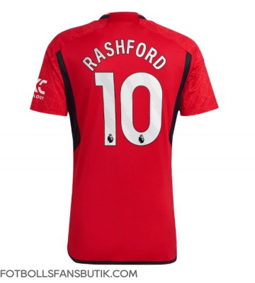 Manchester United Marcus Rashford #10 Replika Hemmatröja 2023-24 Kortärmad